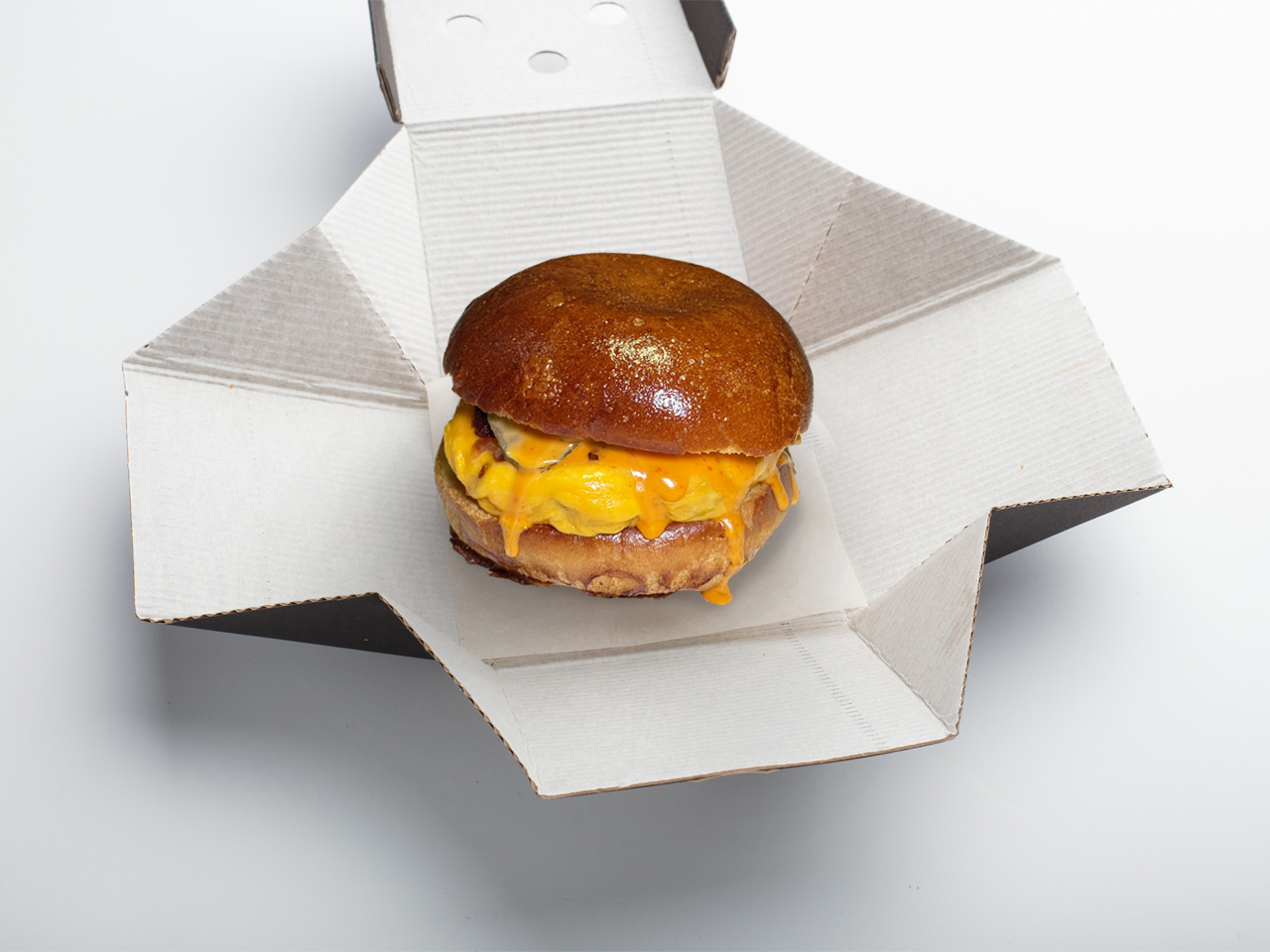 Spicy smash burger